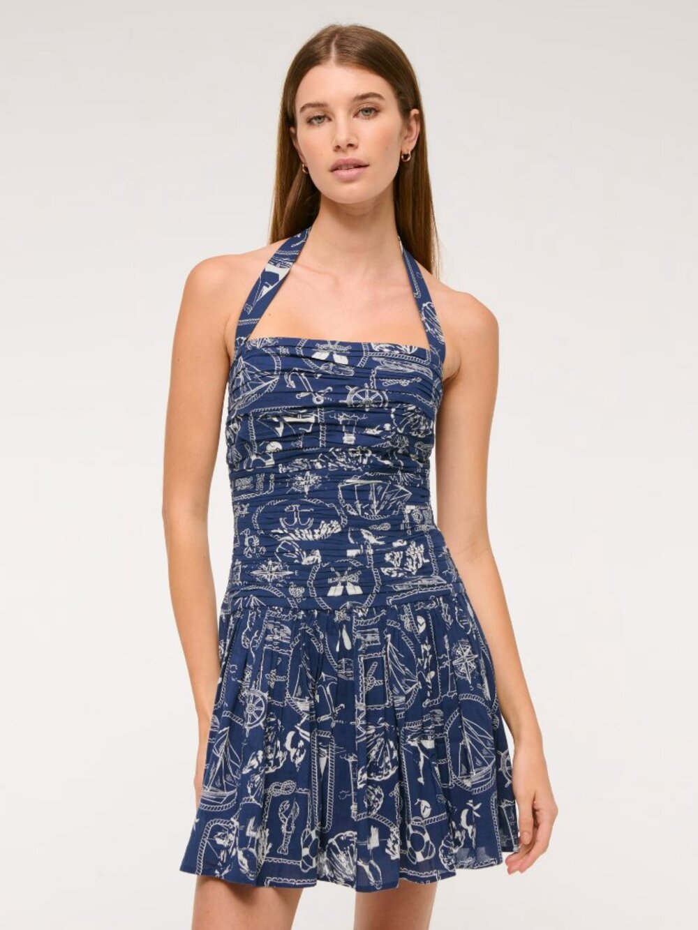 A&F Emerson Halter Drop-Waist Dress